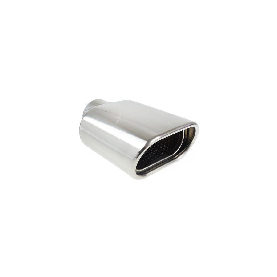 AMiO MT 019 02190 Exhaust tip oval, Wide, Stainless Steel, 168mm, 56mm