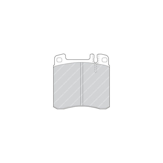 Ferodo Fsl925 Brake Pad Set Fuse Technology Incl Wear Warning Contact