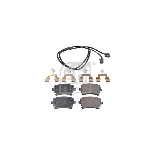Febi Bilstein 16826 Brake Pad Set For Vw Phaeton 3D1 3D2 3D3 3D4 3D6 3D7 3D8 3D9 Rear Axle Incl Wear Warning Contact With Attachment Material