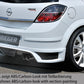 Rieger 00051268 Opel Astra H Rear Diffuser for Twin Tailpipe Left & Right -  Matte Black