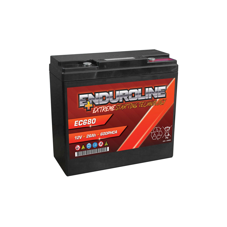 Enduroline EC680 AGM Battery 26Ah 600A (PC680)