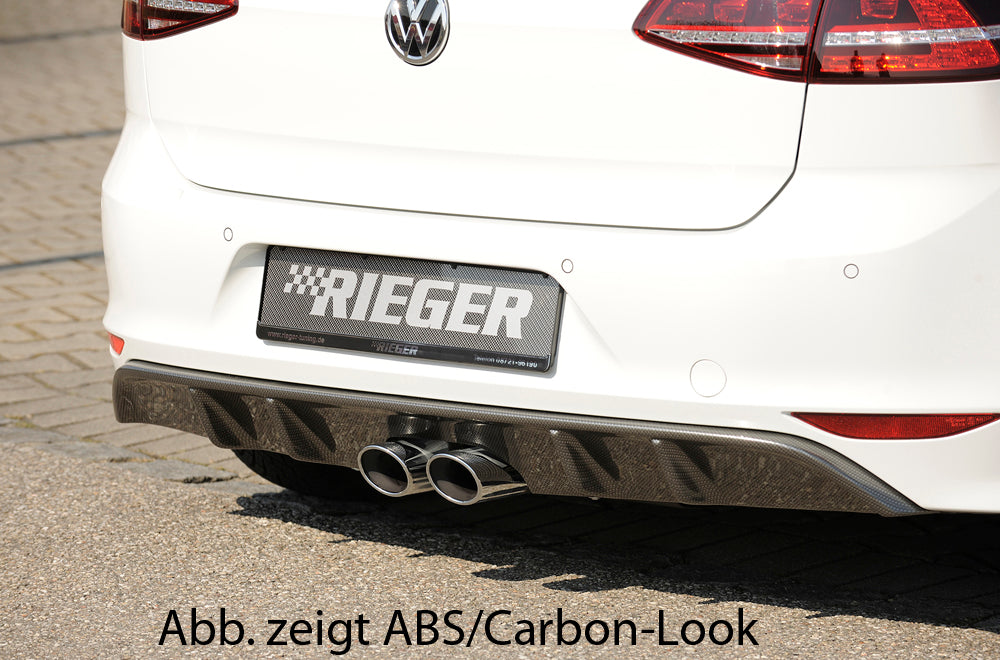 Rieger 00059569 VW Mk7 Golf Rear Diffuser