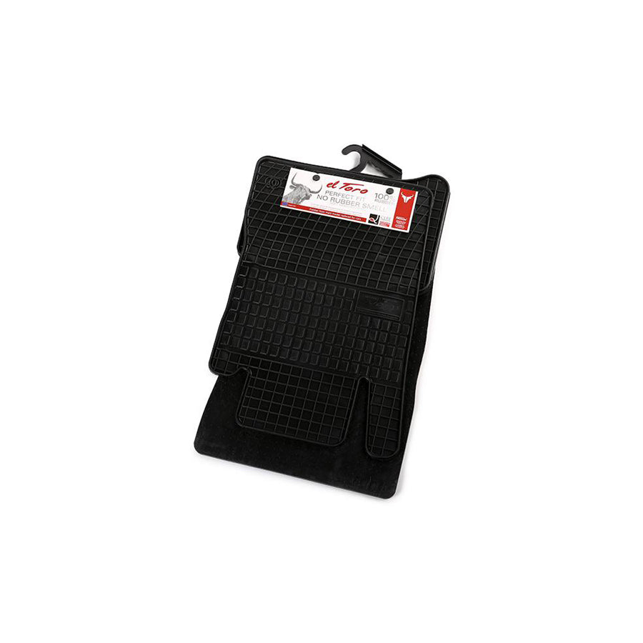 FROGUM Tailored 0780 Floor mat set Elastomer, Front and Rear, Quantity: 4, Black, (LHD)