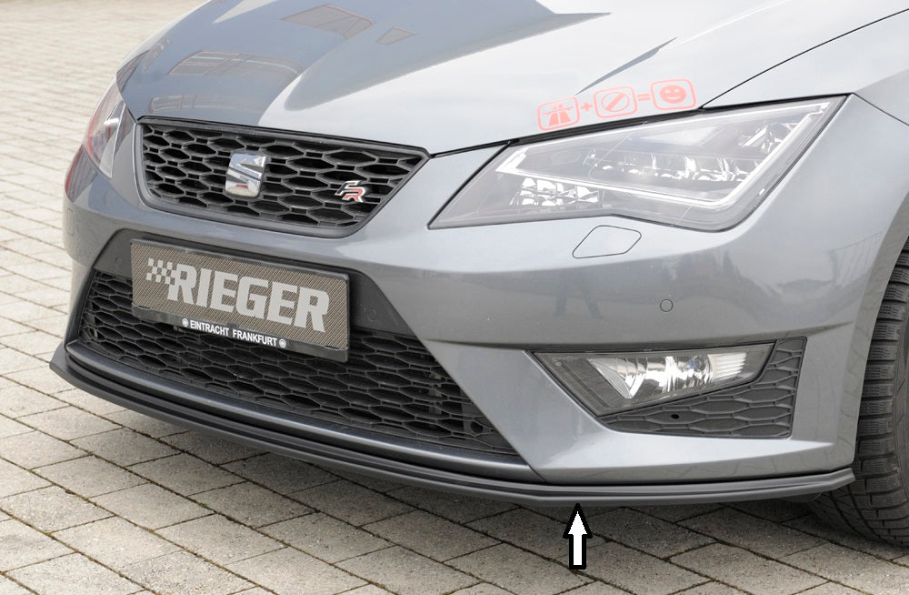 Rieger 00027022 SEAT 5F Front Splitter (Leon FR & Leon Cupra)