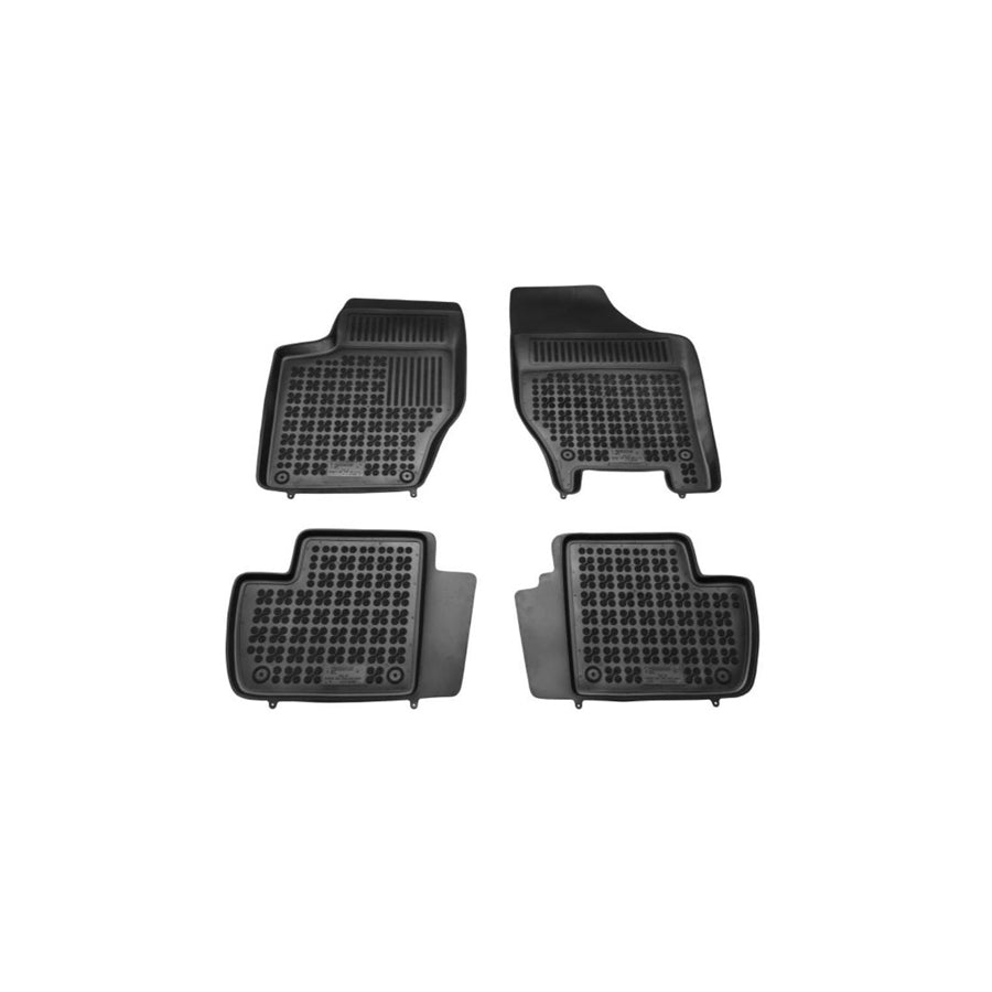 REZAW PLAST 201303 Floor mat set for PEUGEOT 308 Elastomer, Front and Rear, Quantity: 4, Black