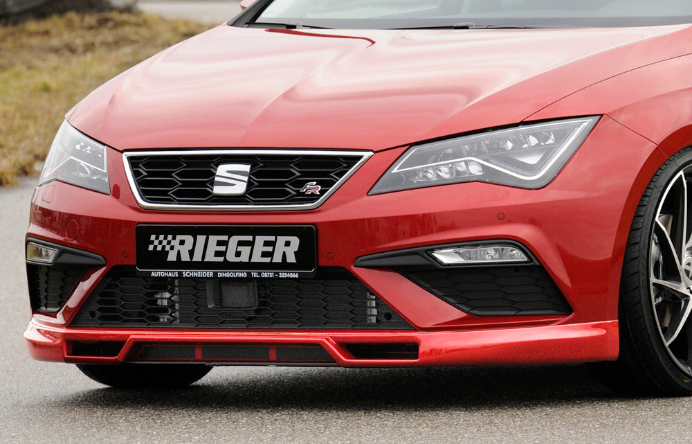 Rieger 00027031 SEAT 5F Front Splitter (Leon FR & Leon Cupra)