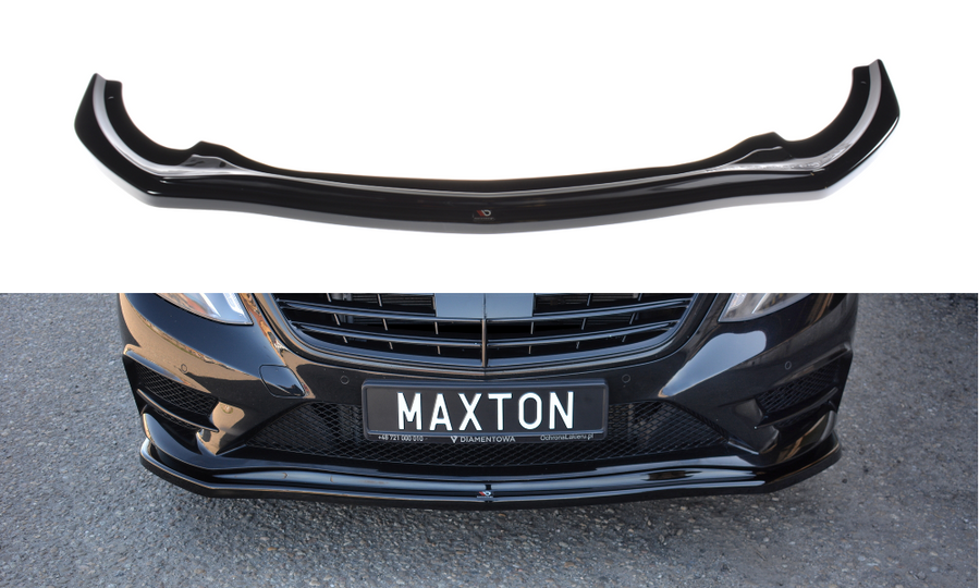 Maxton Design ME-S-222-AMGLINE-FD1T Front Splitter V.1 Mercedes Benz S-Class W222 AMG-Line | Duco Car Parts UK Car Parts