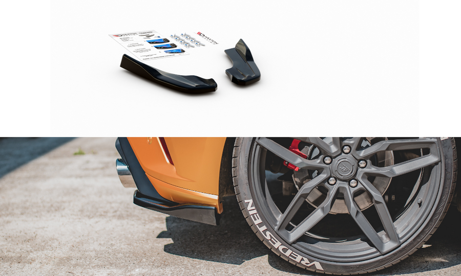 Maxton Design FO-FO-4-ST-RSD3T Rear Side Splitters V.3 Ford Focus ST MK4 | Duco Car Parts UK Car Parts