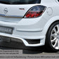 Rieger 00051267 Opel Astra H Rear Diffuser for Tailpipe Left -  Matte Black