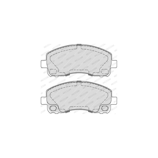 Ferodo Premier Eco Friction Fvr4315 Brake Pad Set Not Prepared For Wear Indicator With Accessories