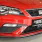 Rieger 00027030 SEAT 5F Front Splitter (Leon FR & Leon Cupra) -  Matte Black