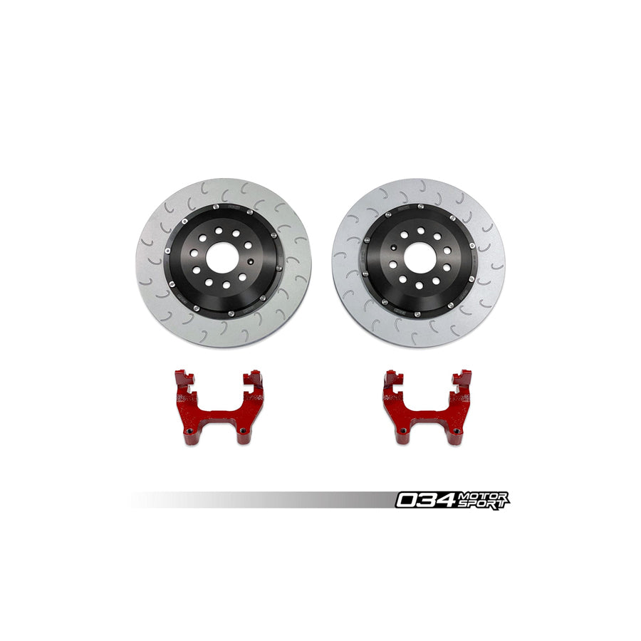 034Motorsport Audi VW MQB 350mm Floating Rear Brake Rotors (Inc. MK7 Golf GTI, MK7 Golf R, 8S TT & 8V S3)