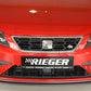 Rieger 00027030 SEAT 5F Front Splitter (Leon FR & Leon Cupra) -  Matte Black