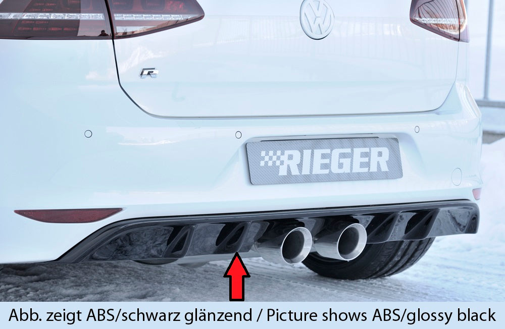 Rieger 00059568 VW Mk7 Golf R Rear Diffuser