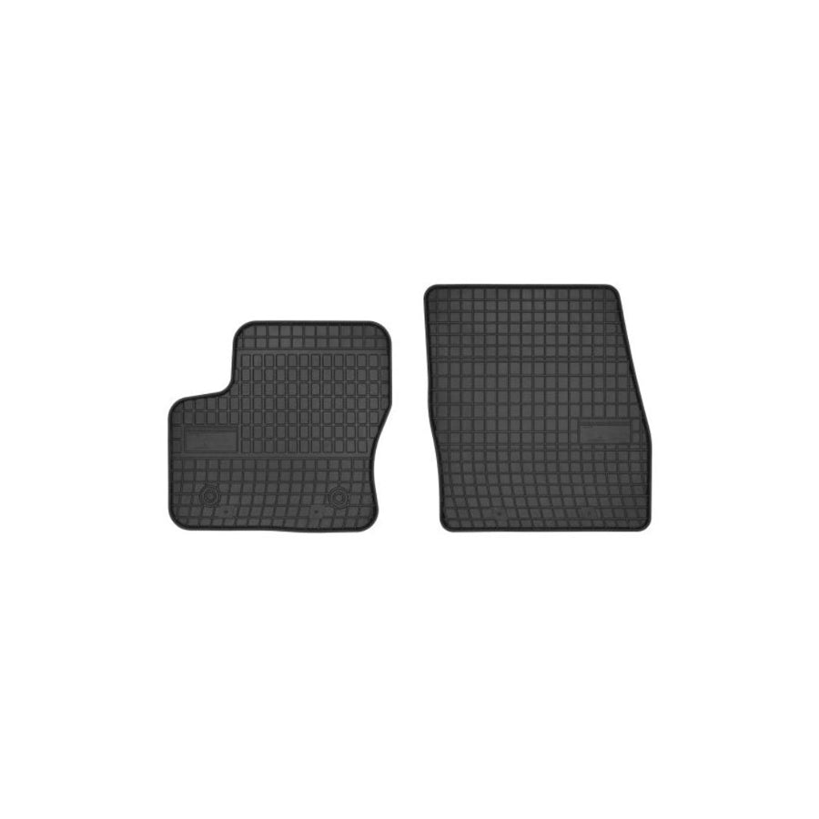FROGUM Tailored D0315 Floor mat set Elastomer, Front, Quantity: 2, Black, (LHD)