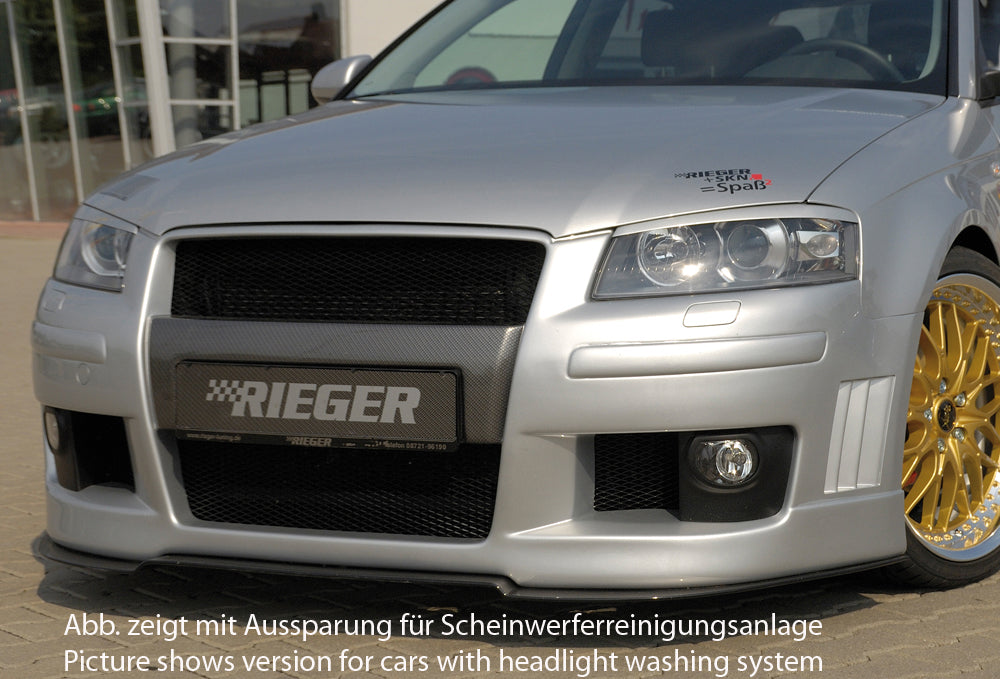 Rieger 00056731 Audi 8P A3 Front Bumper