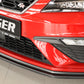 Rieger 00027030 SEAT 5F Front Splitter (Leon FR & Leon Cupra) -  Matte Black
