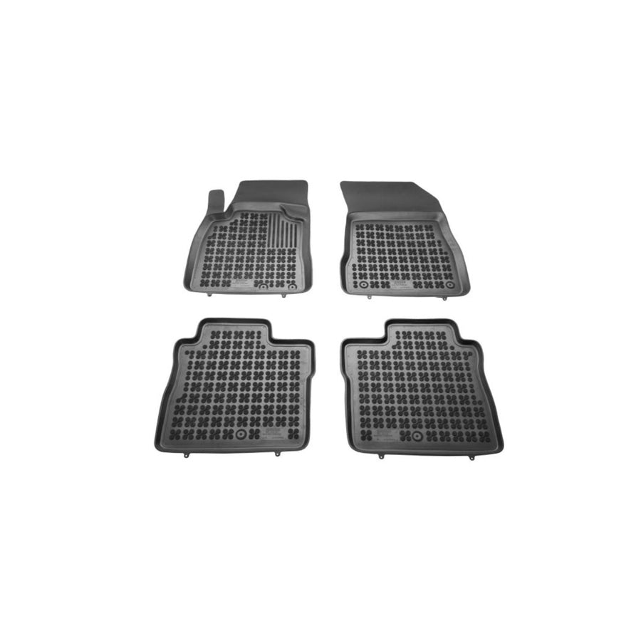 REZAW PLAST 201818 Floor mat set for NISSAN Note II Hatchback (E12) Elastomer, Front and Rear, Black