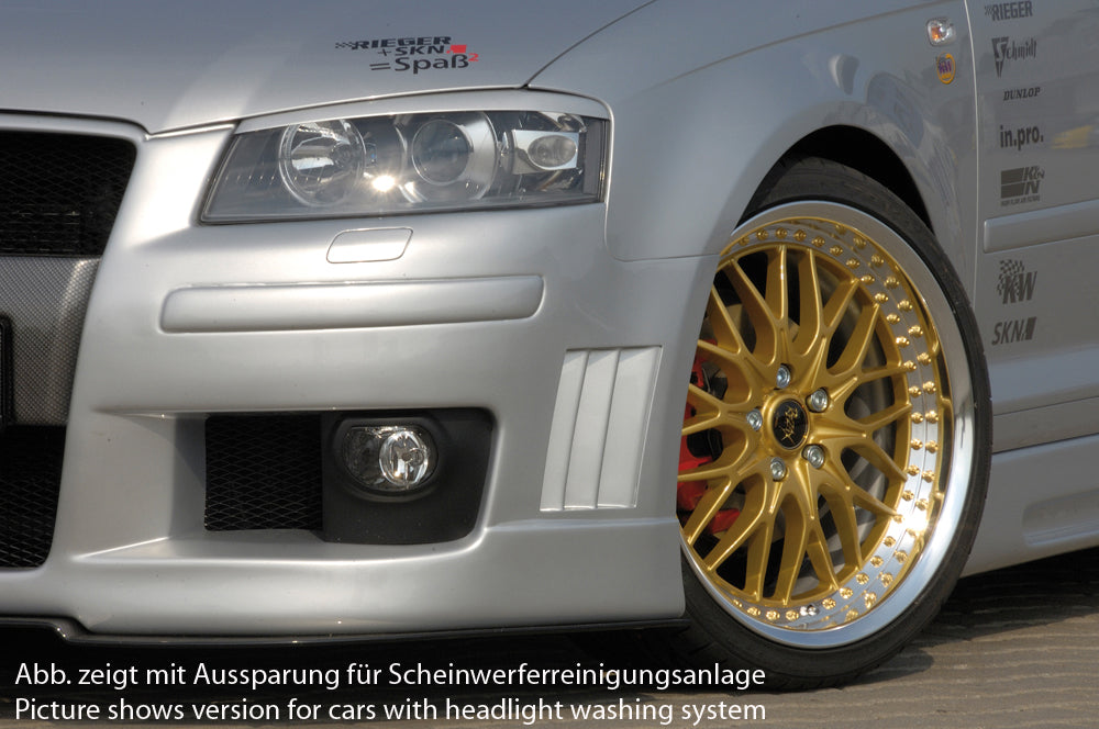 Rieger 00056731 Audi 8P A3 Front Bumper