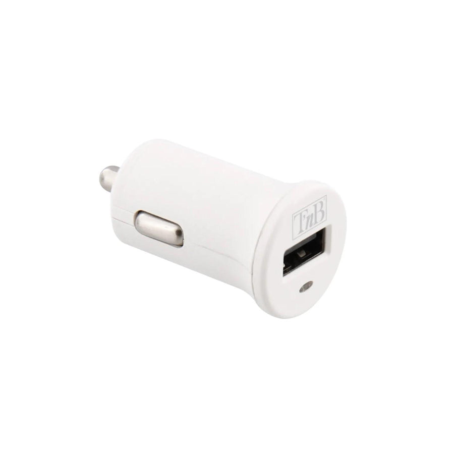 TnB 8714 In-car charger 12, 24V, Number of inlets/outlets: 1 USB, White