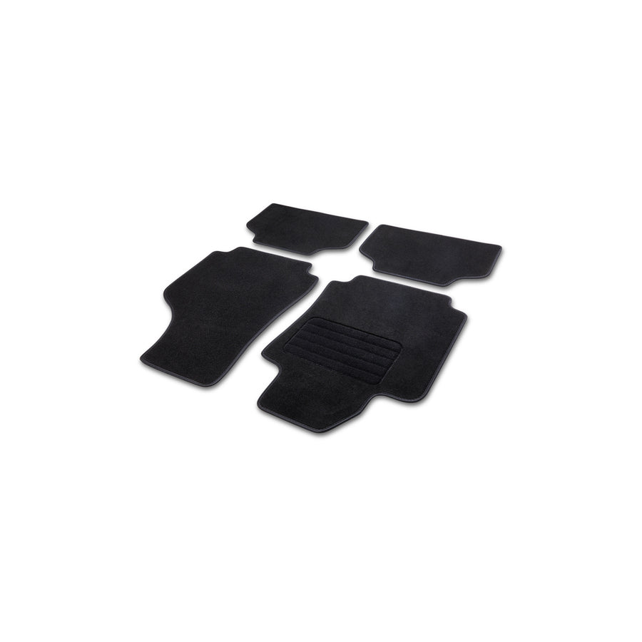 CARTREND Universal fit 10603 Floor mat set Textile, Front and Rear, Quantity: 4, Black