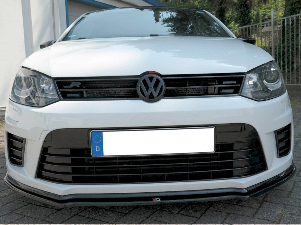 Maxton Design VW-PO-5-WRC-FD1T Front Splitter VW Polo MK5 R Wrc (2013) | Duco Car Parts UK Car Parts