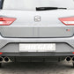 Rieger 00027025 SEAT 5F Leon FR Rear Diffuser for Twin Tailpipe Left & Right -  Matte Black