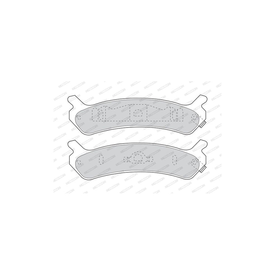 Ferodo Premier Fdb1033 Brake Pad Set For Hyundai Sonata Incl Wear Warning Contact