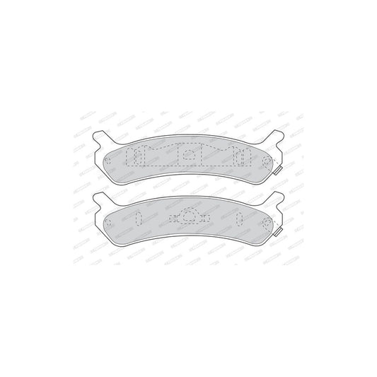 Ferodo Premier Fdb1033 Brake Pad Set For Hyundai Sonata Incl Wear Warning Contact