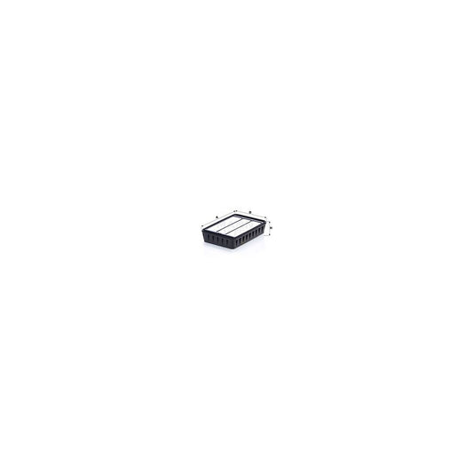 MANN-FILTER C 27 011 Air Filter Filter Insert, for dusty conditions