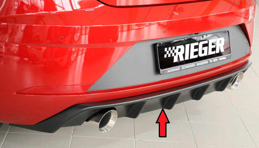 Rieger 00027034 SEAT 5F Leon FR Rear Diffuser