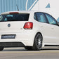 Rieger 00099795 VW 6R Polo Mk6 Rear Diffuser for Original Tailpipe Left - Carbon-Look