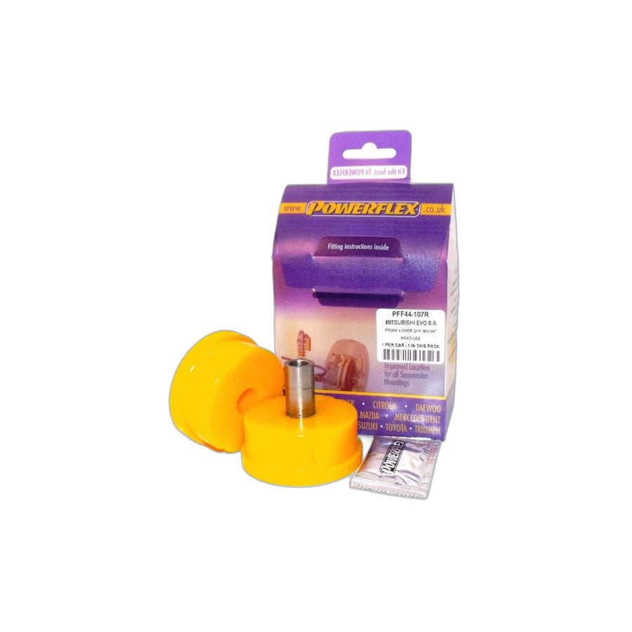 Powerflex PFF44-107R Mitsubishi Lancer Evo Front Lower Rear Diff Mount (Road) | Duco Car Parts UK Car Parts