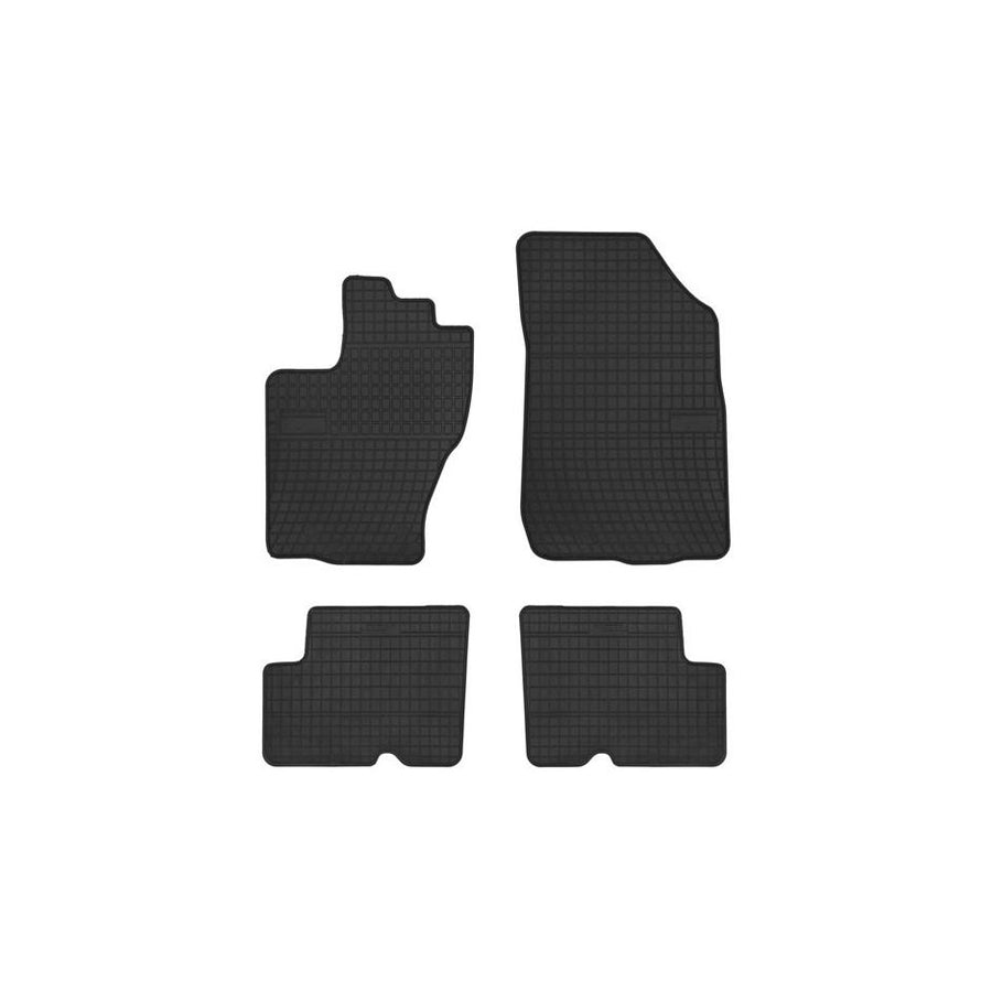 FROGUM Tailored 401723 Floor mat set Elastomer, Front and Rear, Quantity: 4, Black, (LHD)