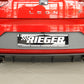Rieger 00027034 SEAT 5F Leon FR Rear Diffuser for Sport Tailpipe Left & Right -  Matte Black