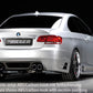 Rieger 00099568 BMW 3 Series E92 E93 Rear Diffuser for Twin Tailpipe Left & Right - Carbon-Look