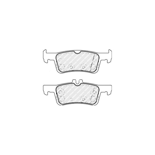Ferodo Fdb5130 Brake Pad Set For Ford Fiesta Not Prepared For Wear Indicator Without Accessories
