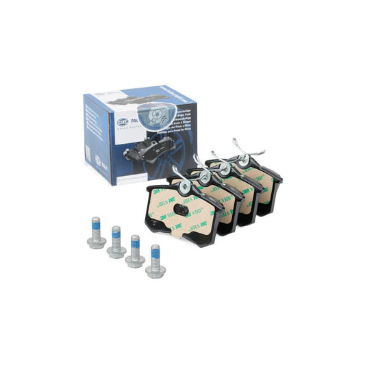 Hella 8DB 355 018 111 Brake Pad Set Not Prepared For Wear Indicator With Brake Caliper Screws