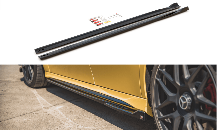 Maxton Design ME-A-177-45-SD1T Side Skirts Diffusers Mercedes Benz A45 S AMG W177 | Duco Car Parts UK Car Parts