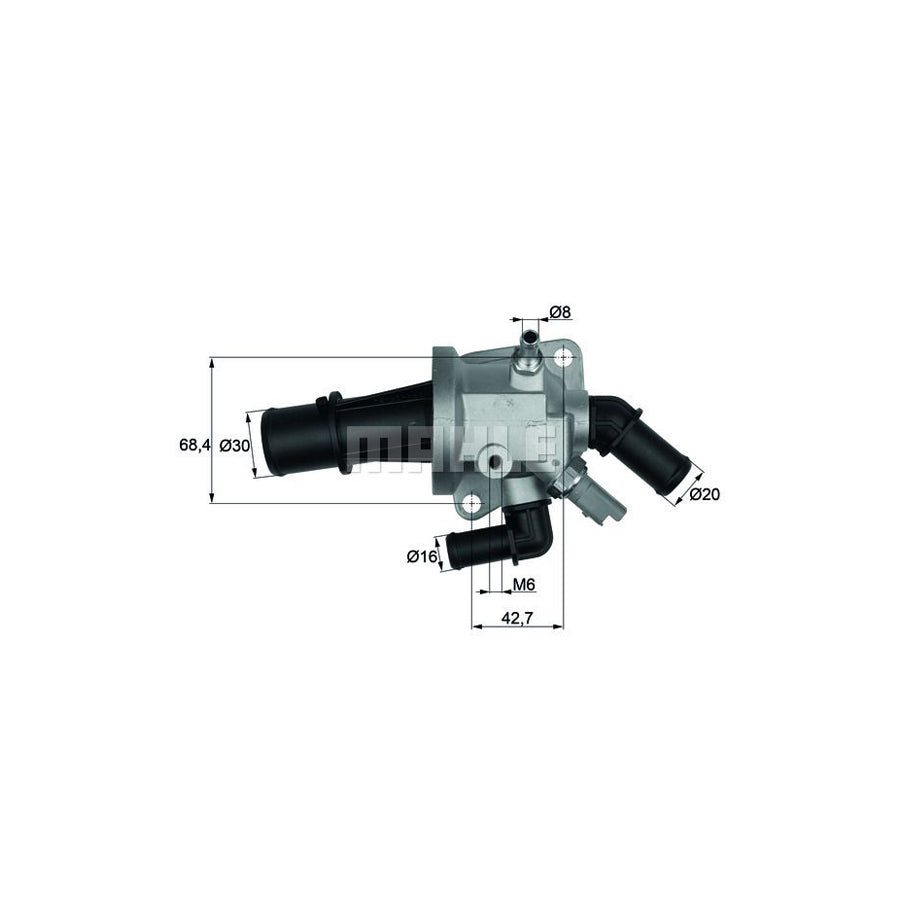 MAHLE ORIGINAL TI 153 88 Engine thermostat Opening Temperature: 88°C