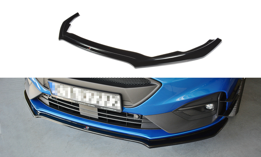 Maxton Design FO-FO-4-STLINE-FD1T Front Splitter V.1 Ford Focus ST / ST-Line MK4 | Duco Car Parts UK Car Parts