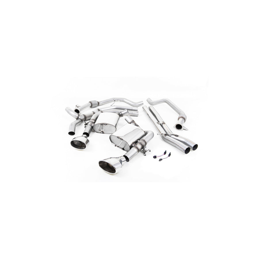 MillTek Audi B9 RS5 Non-Resonated Cat-Back Exhaust
