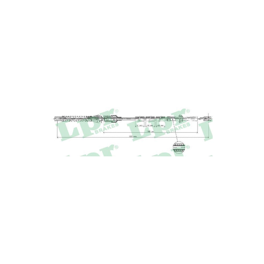 LPR C0073A Throttle Cable for FORD TRANSIT | Duco Car Parts UK Car Parts