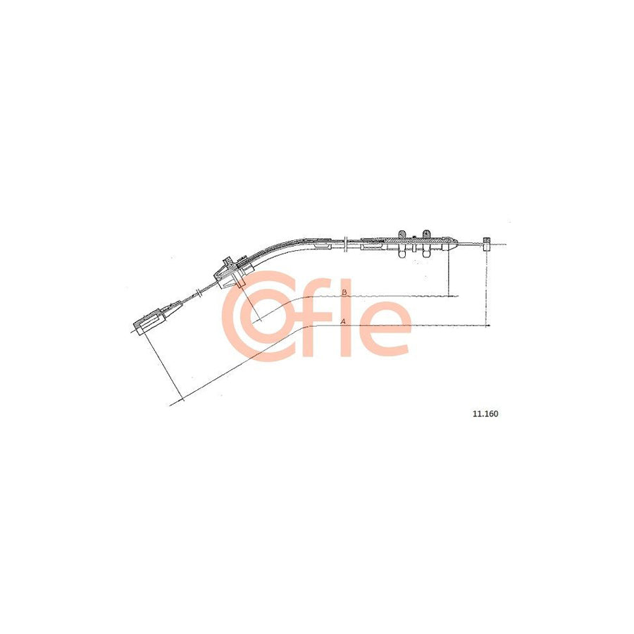 COFLE 11.160 Throttle Cable for BMW 3 Saloon (E21) | Duco Car Parts UK Car Parts
