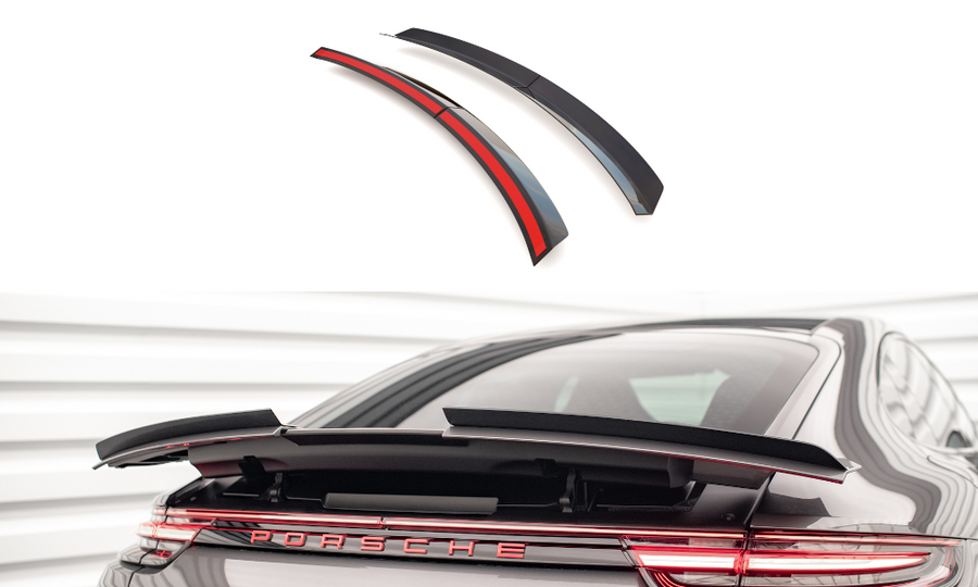 Maxton Design PO-PA-971-T-CAP1T Spoiler Cap Porsche Panamera GTS / E-Hybrid 971 | Duco Car Parts UK Car Parts