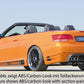 Rieger 00099568 BMW 3 Series E92 E93 Rear Diffuser for Twin Tailpipe Left & Right - Carbon-Look