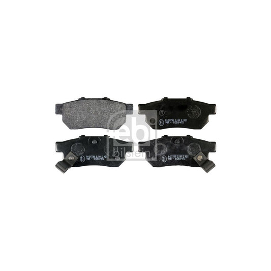 Febi Bilstein 16301 Brake Pad Set Rear Axle With Acoustic Wear Warning