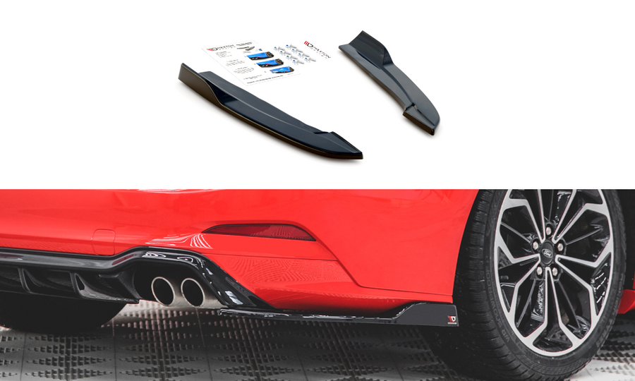 Maxton Design FO-FO-4-STLINE-ES-RSD4T Rear Side Splitters V.4 Ford Focus ST-Line Estate MK4 | Duco Car Parts UK Car Parts