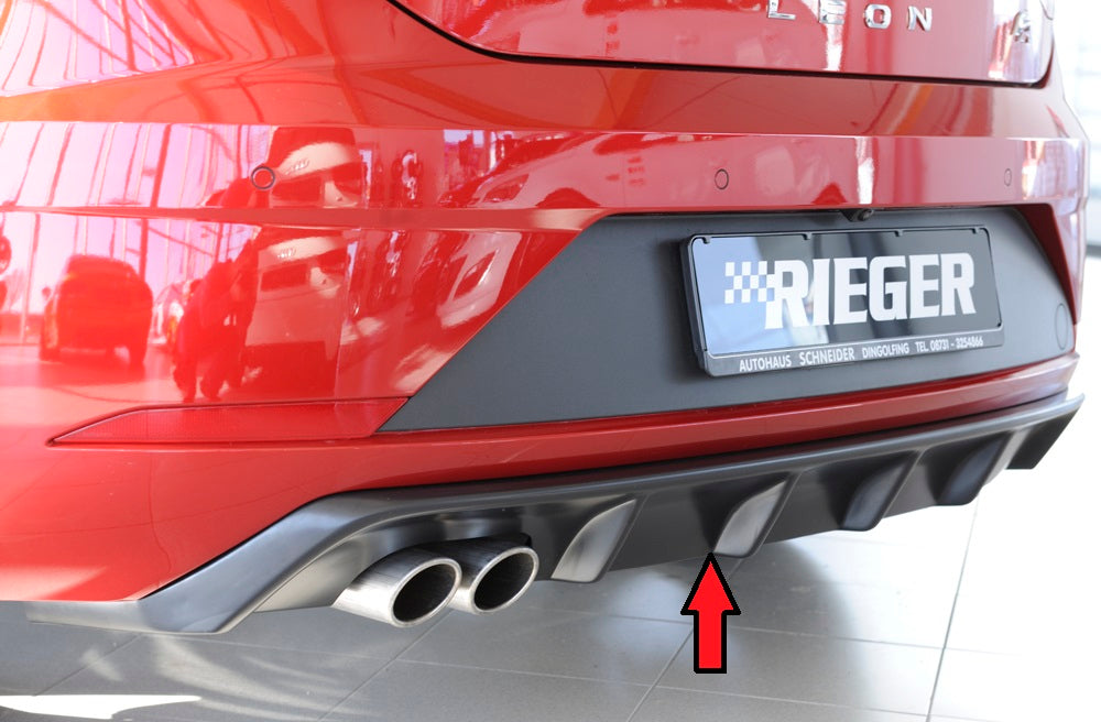Rieger 00027033 SEAT 5F Leon FR Rear Diffuser