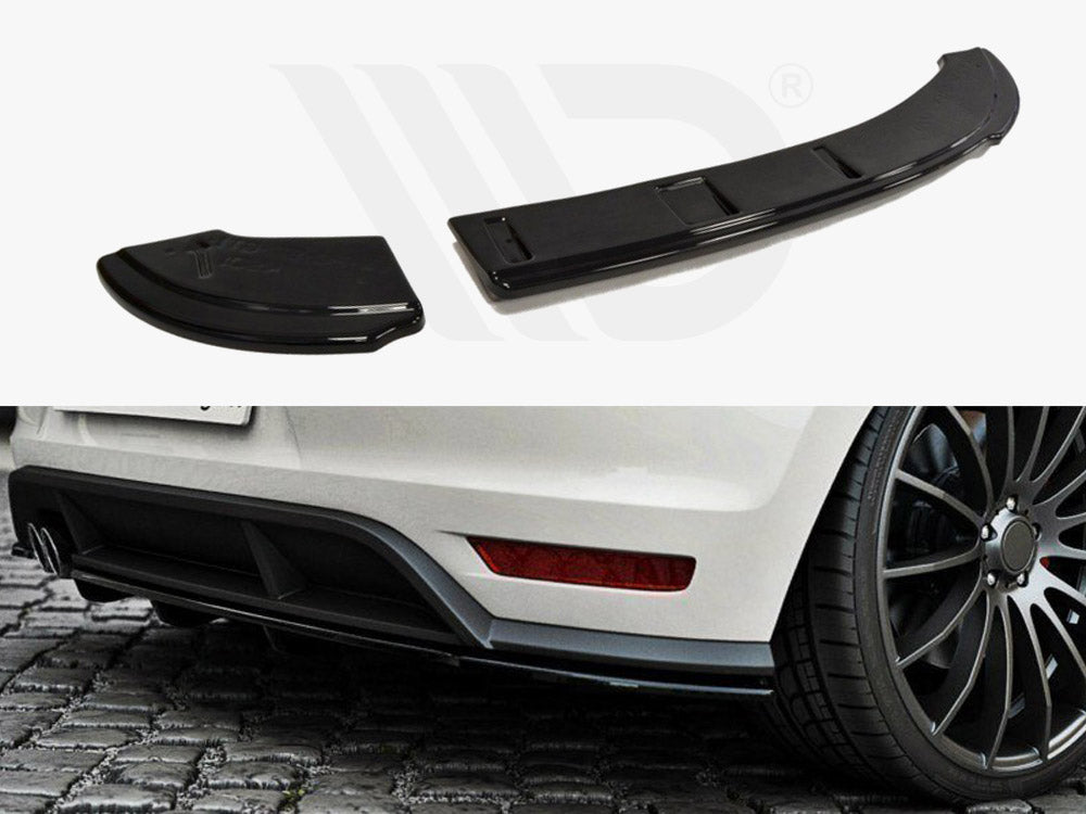 Maxton Design VW-PO-5F-GTI-RSD1+RD1T Rear Splitter VW Polo V GTI | Duco Car Parts UK Car Parts